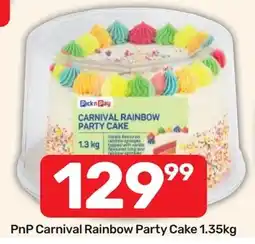 Pick n Pay Pick n Pay Carnival Rainbow Party Cake offer