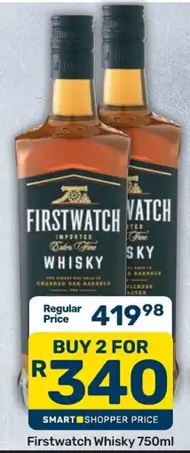 Pick n Pay Firstwatch Whisky offer