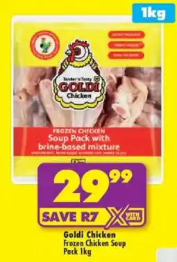 Shoprite Goldi Chicken Frozen Chicken Soup Pack offer