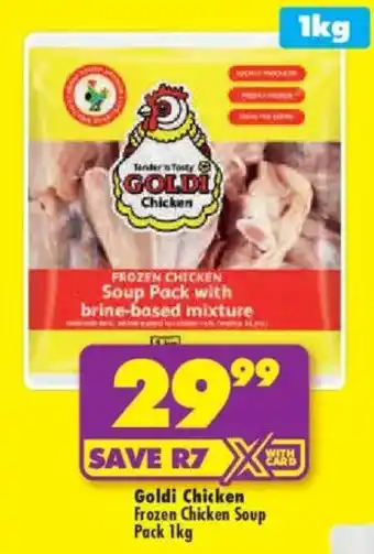 Shoprite Goldi Chicken Frozen Chicken Soup Pack offer