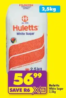 Shoprite Hulett's White Sugar offer