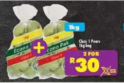 Shoprite Class 1 Pears offer
