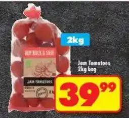 Shoprite Hot Bulk & Stuff Jam Tomatoes offer