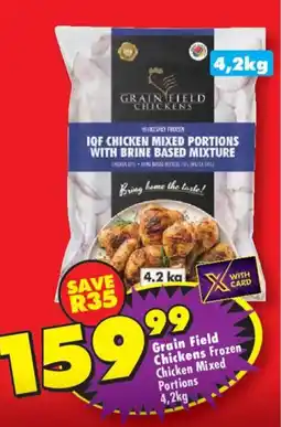 Shoprite Grain Field Chickens Frozen Chicken Mixed Portions offer