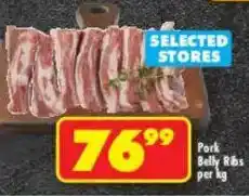 Shoprite Pork Belly Ribs offer
