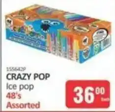 CRAZY POP Ice pop Assorted
