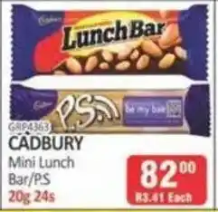 KitKat Cash and Carry CADBURY Mini Lunch Bar/PS offer