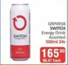 KitKat Cash and Carry SWITCH Energy Drink Assorted offer