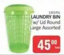KitKat Cash and Carry LAUNDRY BIN w/ Lid Round Large Assorted offer