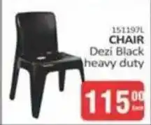 KitKat Cash and Carry Dezi Black heavy duty CHAIR offer
