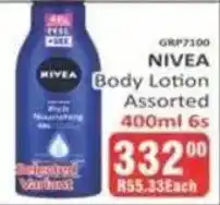 KitKat Cash and Carry NIVEA Body Lotion Assorted offer