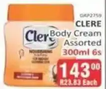 KitKat Cash and Carry Clere body cream assorted offer