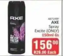 KitKat Cash and Carry AXE Spray Excite offer