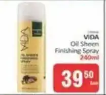 KitKat Cash and Carry VIDA Oil Sheen Finishing Spray offer
