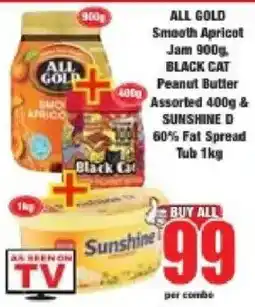 Boxer ALL GOLD Smooth Apricot Jam offer