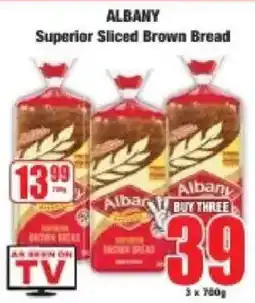 Boxer Albany Superior Sliced Brown Bread offer