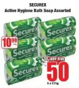 Boxer Securex Active Hygiene Bath Soap Assorted offer