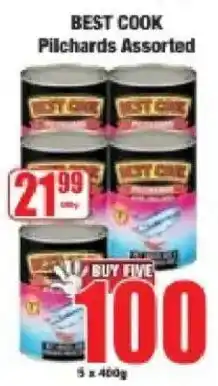 Boxer BEST COOK Pilchards Assorted offer