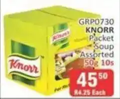 KitKat Cash and Carry Knorr Packet Soup Assorted offer