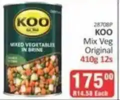 KitKat Cash and Carry Koo Mixed Vegetables In Brine offer