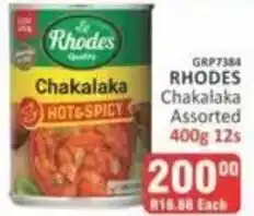 KitKat Cash and Carry Rhodes Chakalaka Assorted offer