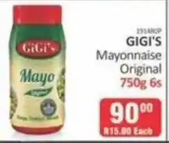 KitKat Cash and Carry GIGI'S Mayonnaise Original offer