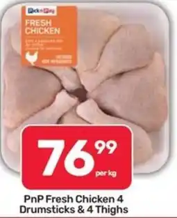 Pick n Pay Hypermarket PnP Fresh Chicken 4 Drumsticks & 4 Thighs offer