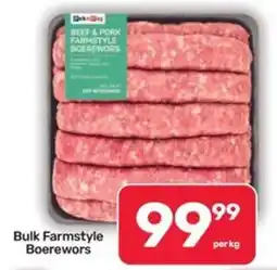 Pick n Pay Hypermarket Dairy Beef & Pork Farmstyle Boerewors offer