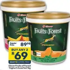 Pick n Pay Hypermarket Clover - fruits of forest yoghurt offer