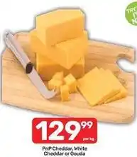 Pick n Pay Hypermarket Cheddar, white cheddar or gouda offer