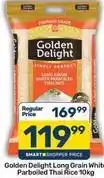 Pick n Pay Golden delight - long grain white parboiled thai rice 10kg offer