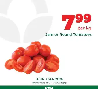 Jam or round tomatoes