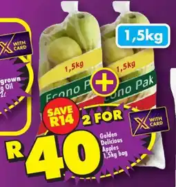 Shoprite Frono Pak Golden Delicious Apples offer