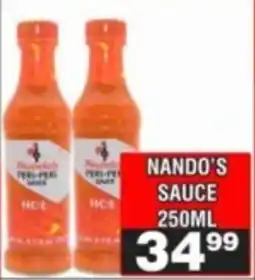 Advance Cash n Carry Nando's Peri-Peri Sauce offer