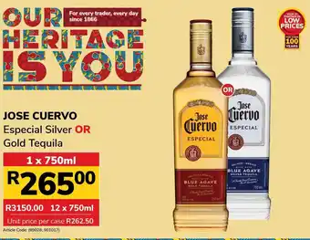 Jose Cuervo Especial Silver OR Gold Tequila