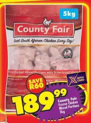 County Fair Frozen Chicken Mixed Portions 5kg