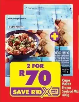 Shoprite CAPE POINT FROZEN SEAFOOD MIX 400g offer