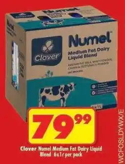 Shoprite CLOVER Numel Medium Fat Dairy Liquid Blend offer