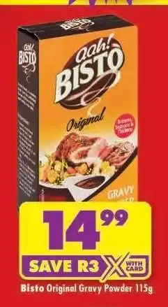Shoprite Bisto Original Gravy Powder 115g offer