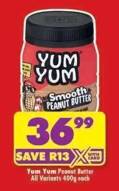 Shoprite Yum Yum Peanut Butter offer