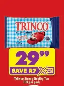 Shoprite TRINCO STRONG QUALITY TEA offer