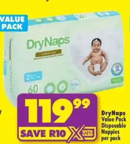 Shoprite DryNaps Value Pack offer