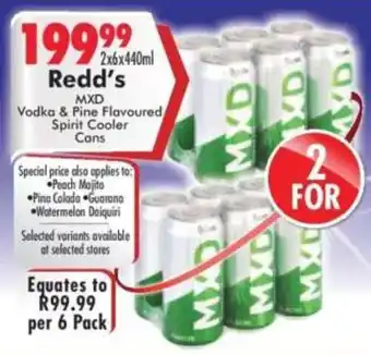 Redd's MXD Vodka & Pine Flavoured Spirit Cooler Cans