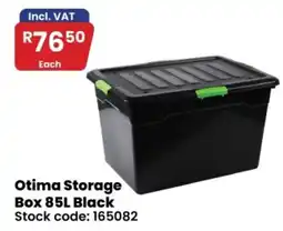 Africa Cash and Carry Otima Storage Box 85L Black offer