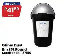 Africa Cash and Carry Otima Dust Bin 25L Round offer