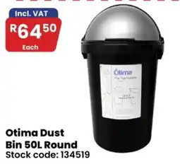 Africa Cash and Carry Otima Dust Bin 50L Round offer