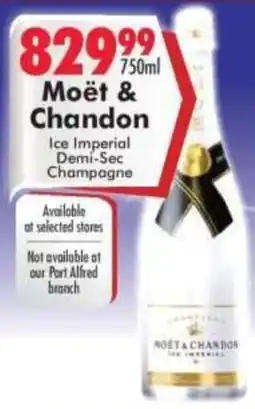 Prestons Moët & Chandon Ice Imperial Demi-Sec Champagne offer
