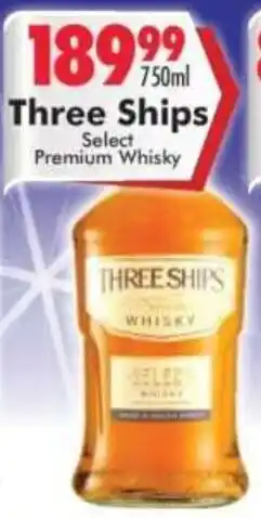 Prestons Three Ships Select Premium Whisky offer