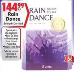 Prestons Rain Dance Smooth Dry Red offer