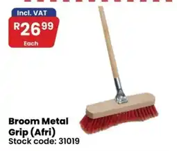 Africa Cash and Carry Broom Metal Grip (Afri) offer